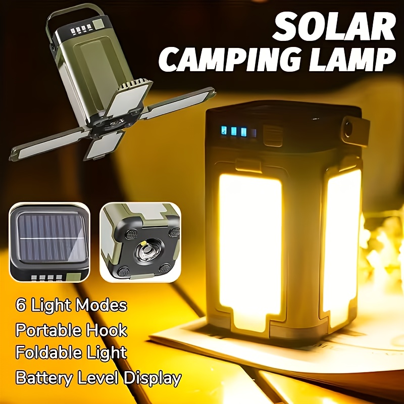 Outdoor Lighting Lamp - Lampe solaire portable de camping d'extérieur,