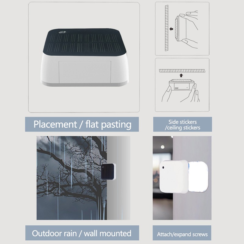 Outdoor Lighting Zigbee - Capteur de lumière solaire intelligent Tuya