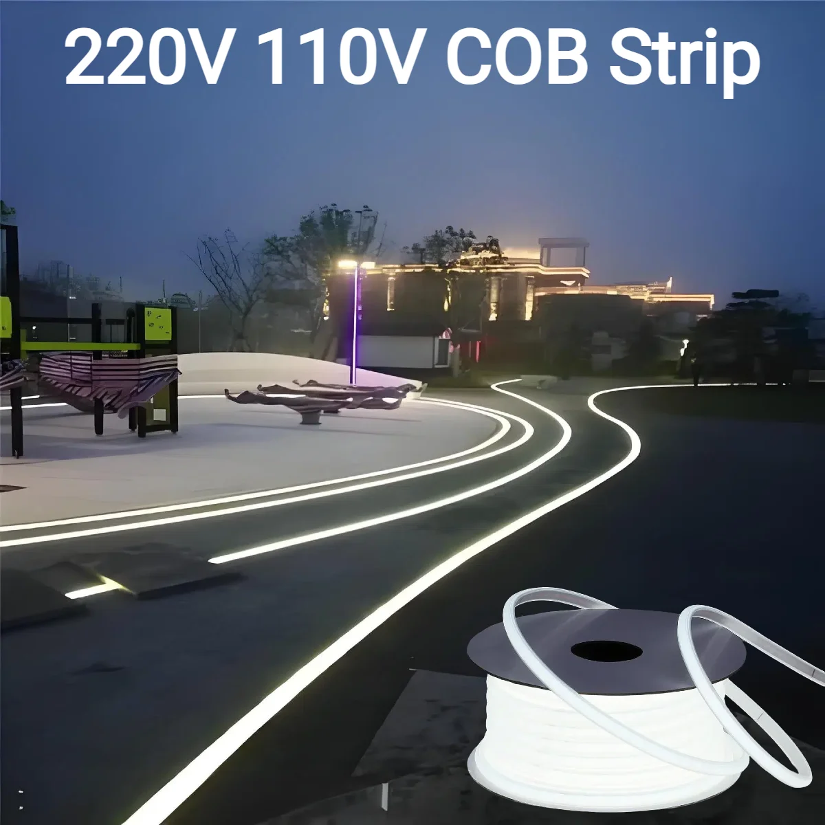 Outdoor Lighting Led Strip - Bande lumineuse LED COB en Gel