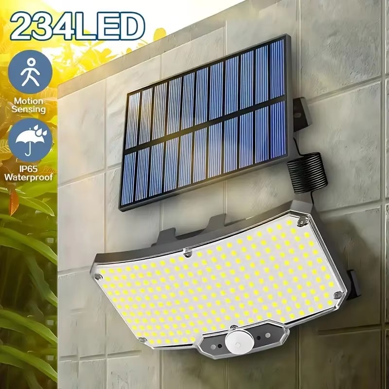 Outdoor Lighting Garage - Lampes solaires d'extérieur 234 LED avec