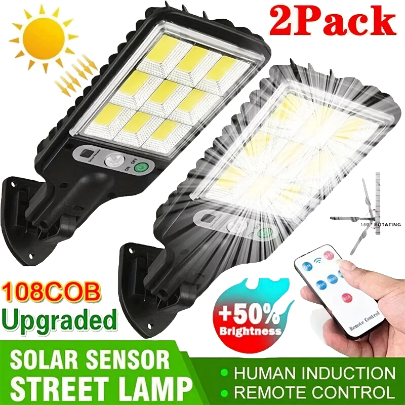 Outdoor Lighting Garage - Puissante LED solaire extérieure LED cour