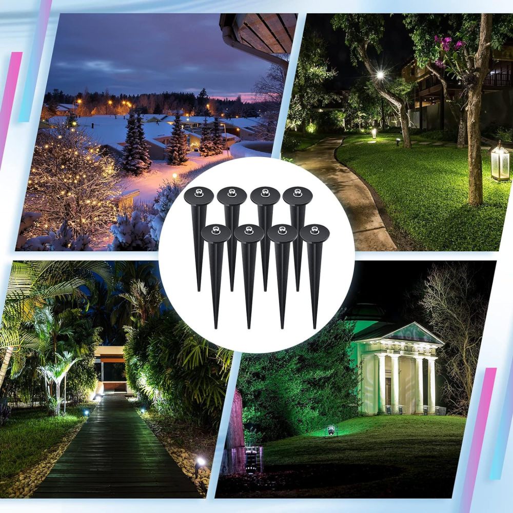 Outdoor Lighting Ground Fixtures - Support de projecteur en aluminium de