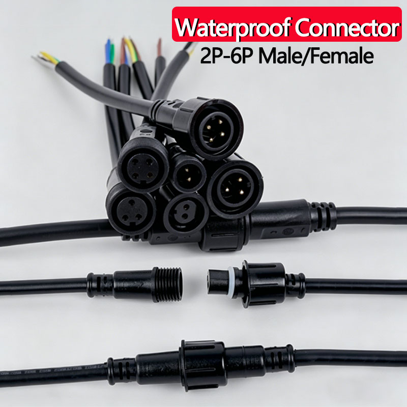 Outdoor Lighting Connectors - Kit de connecteurs étanches 2/3/4/5/6 broches