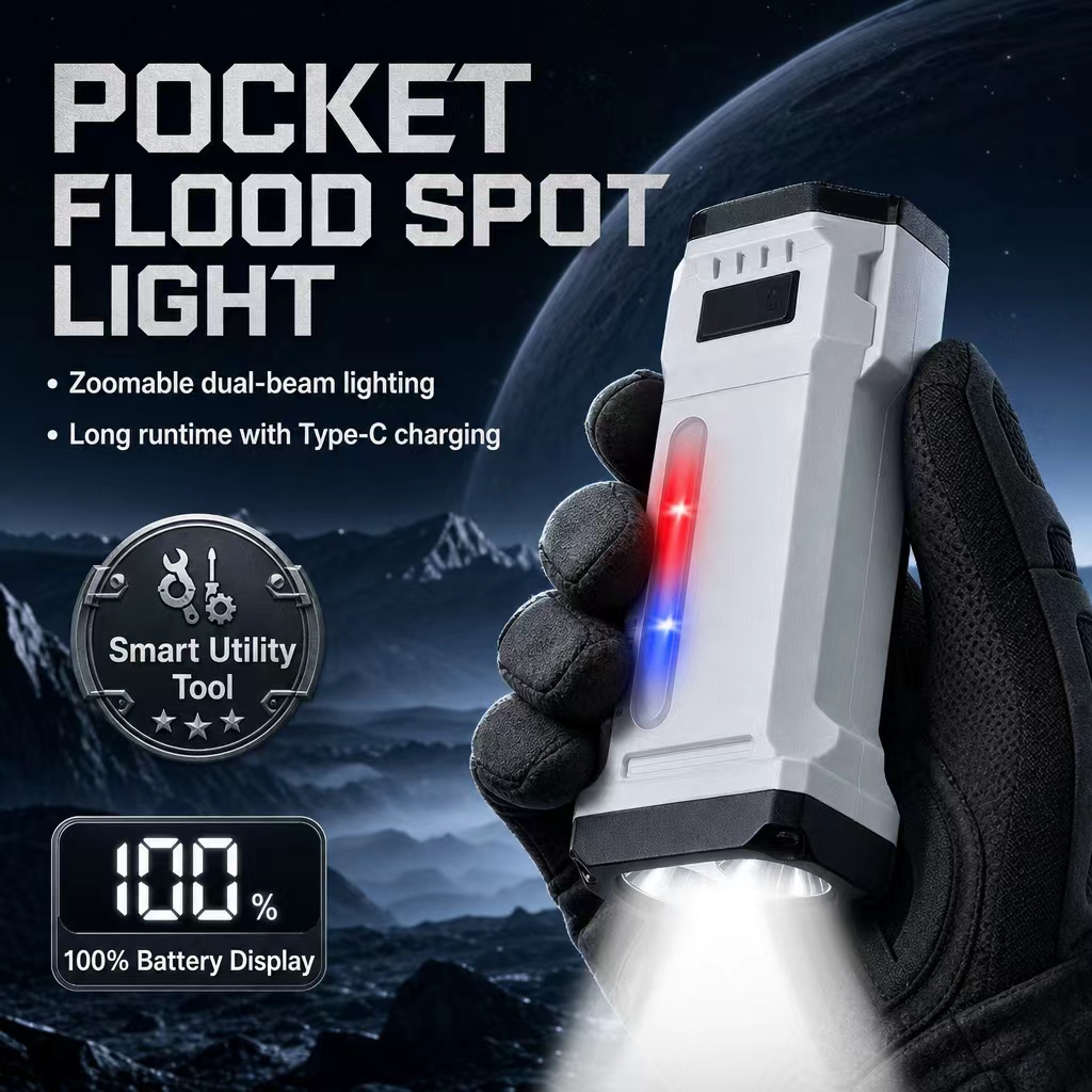 Outdoor Lighting Bulbs - Lampe torche multifonctionnelle portable pour extérieur,