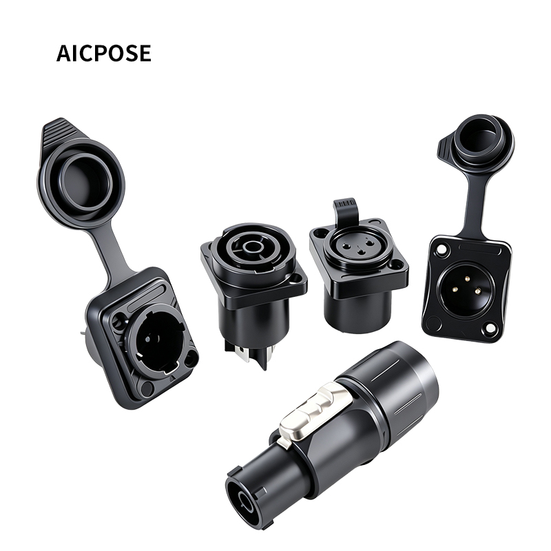 Outdoor Lighting Connectors - Lot de 10 connecteurs d'alimentation Powercon
