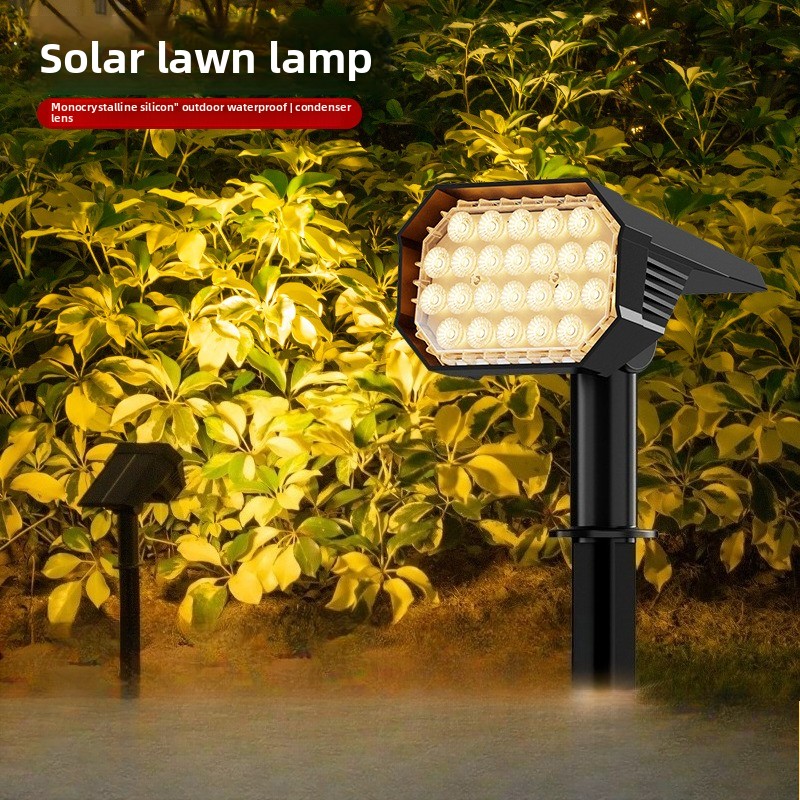 Outdoor Lighting Ground Fixtures - Projecteur solaire à piquet pour pelouse
