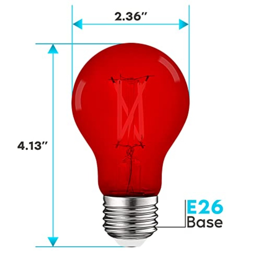 Ampoules LED Edison A19, équiv - Outdoor Lighting Decoration avis et prix