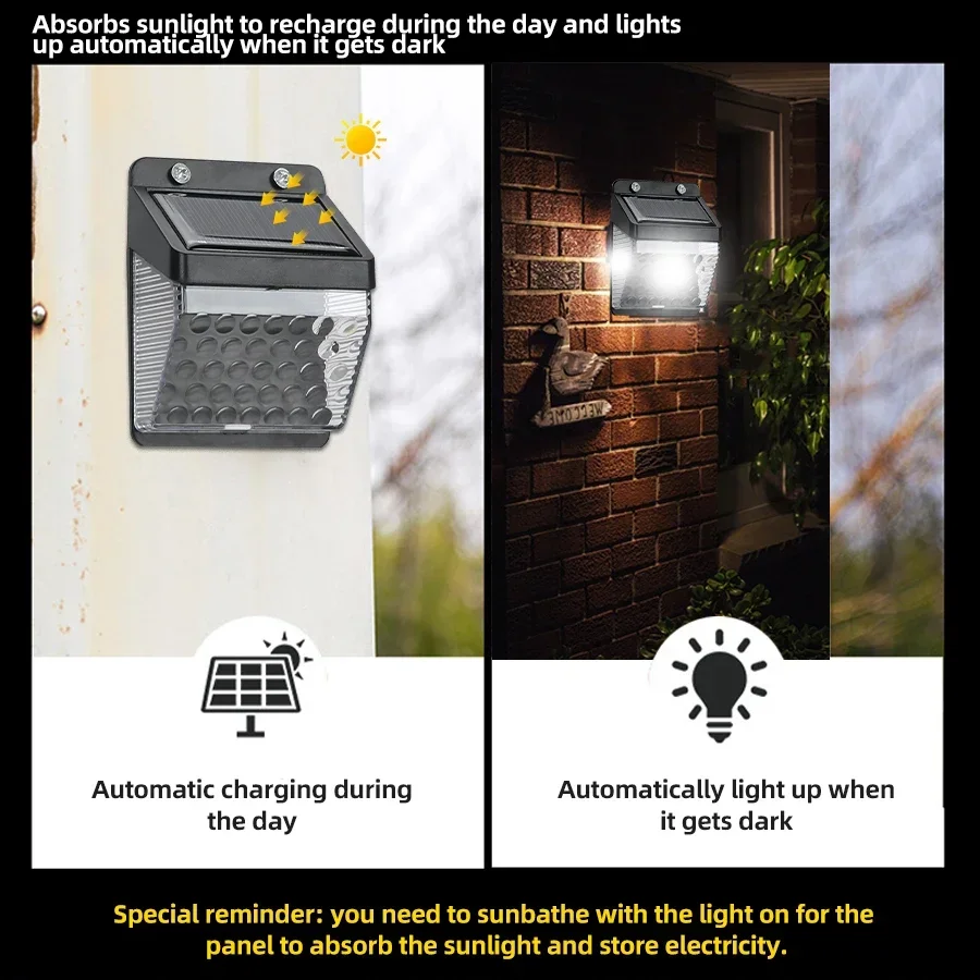 Lampe solaire LED avec capteur - Outdoor Lighting Decoration avis et prix
