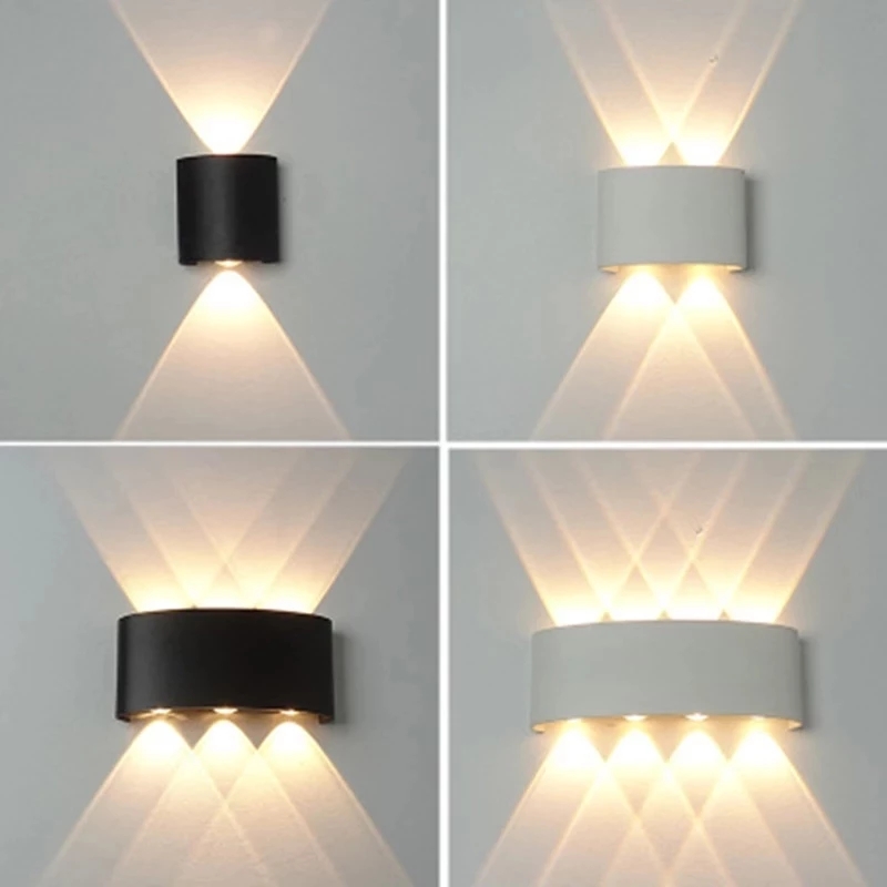 Applique murale LED 2W 4W 6W 8 - Outdoor Lighting Wall Mount avis et prix