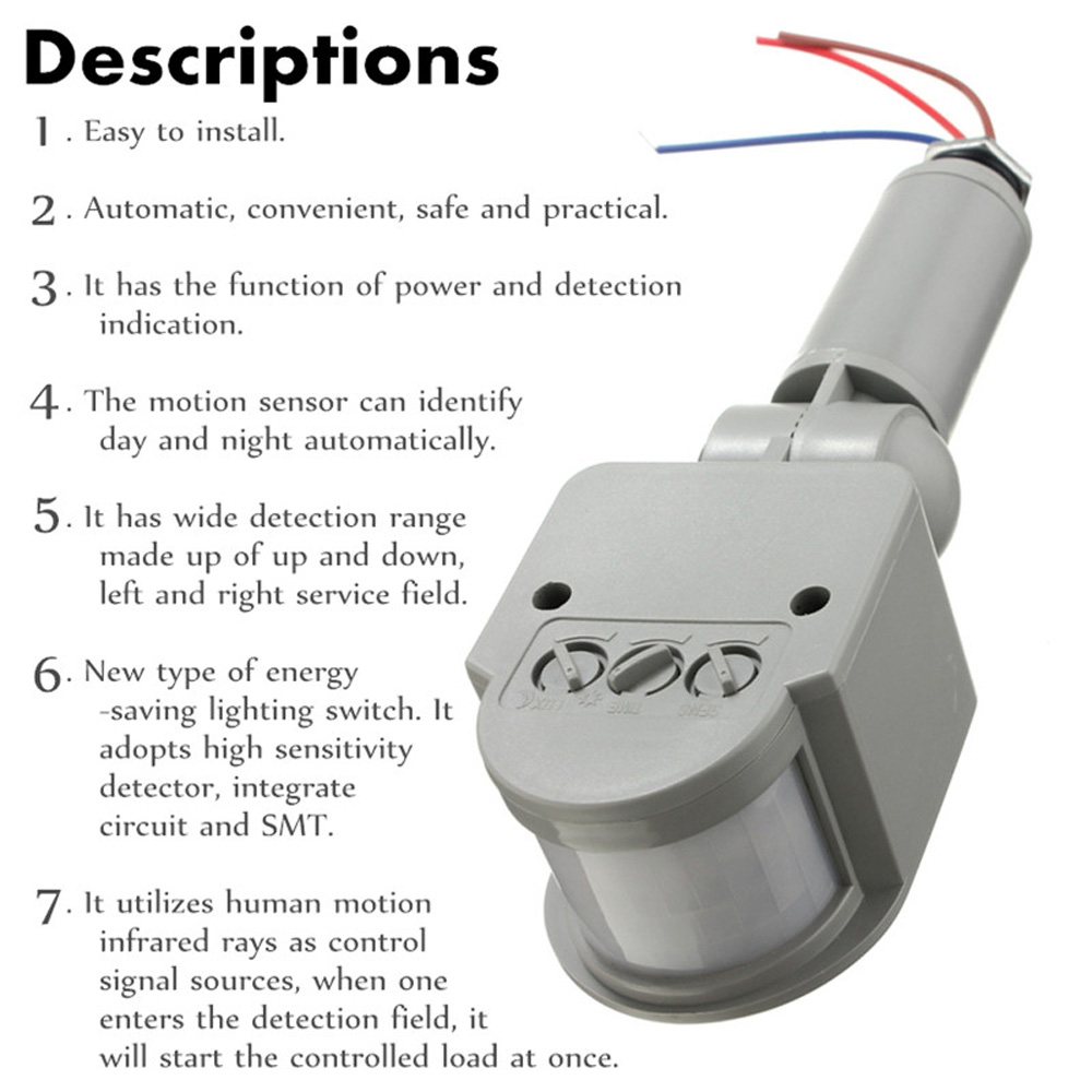 Capteur de mouvement LED 220V  - Outdoor Lighting Volt avis et prix
