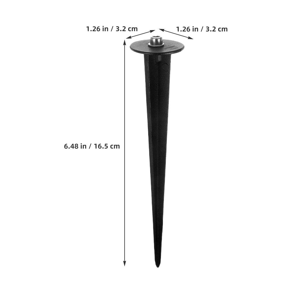 6 pièces de piquets métallique - Outdoor Lighting Ground Fixtures avis et prix