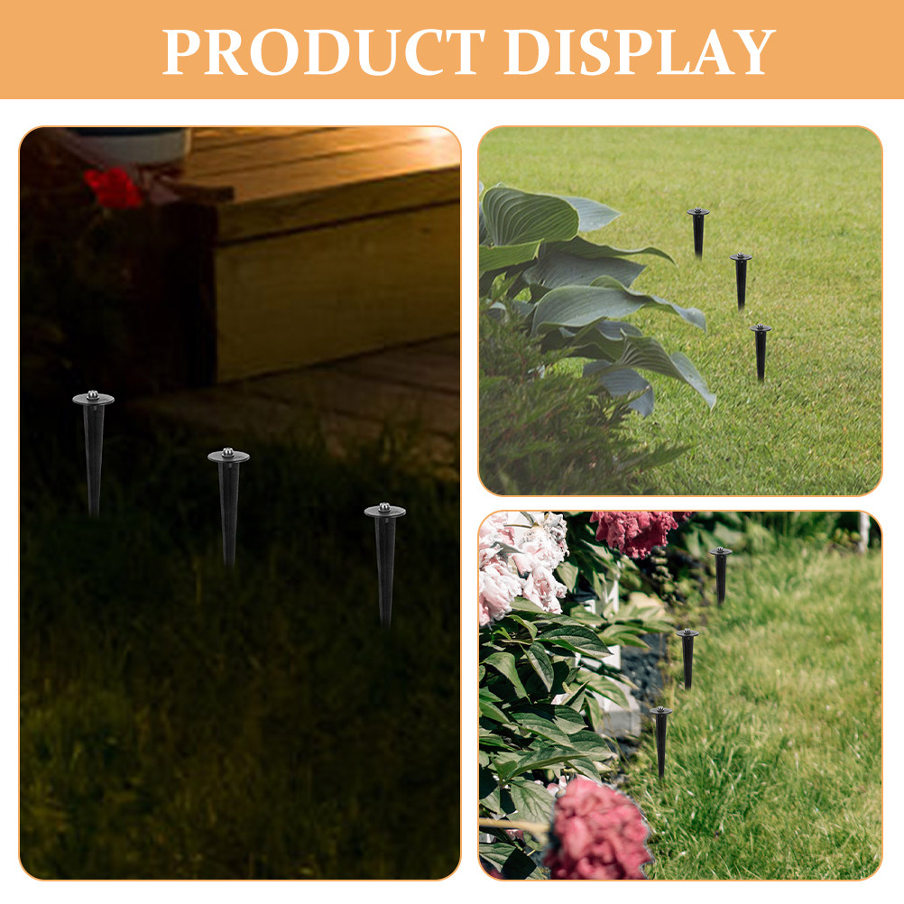 6 pièces de piquets métallique - Outdoor Lighting Ground Fixtures avis et prix