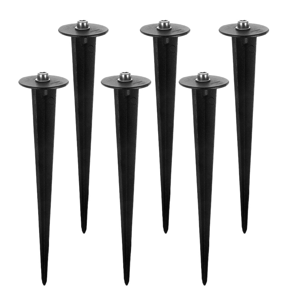 6 pièces de piquets métallique - Outdoor Lighting Ground Fixtures avis et prix