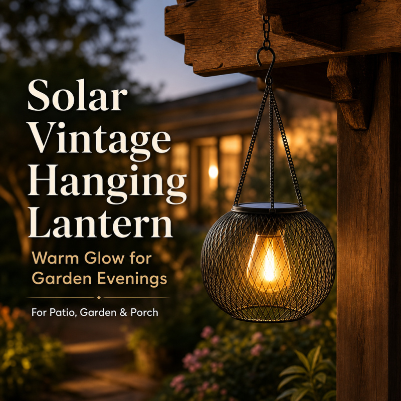 Lampe solaire LED suspendue po - Outdoor Lighting And Landscape avis et prix
