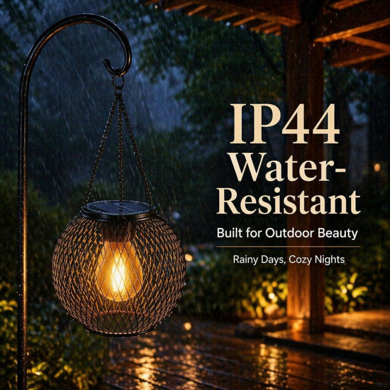 Lampe solaire LED suspendue po - Outdoor Lighting And Landscape avis et prix