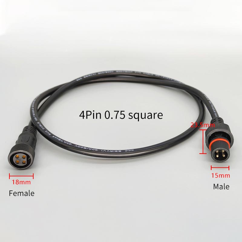 Câble de prise mâle femelle 4  - Outdoor Lighting Connectors avis et prix