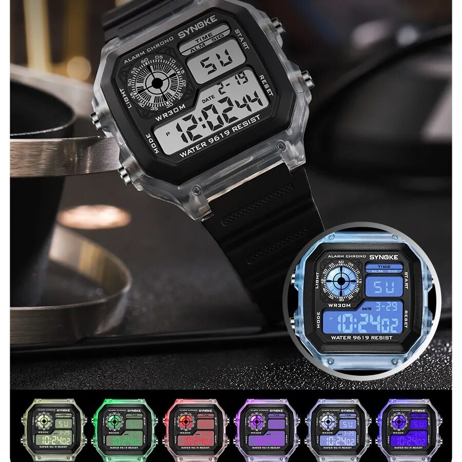 SYNOKE-Montres numériques étan - Outdoor Lighting Timer avis et prix