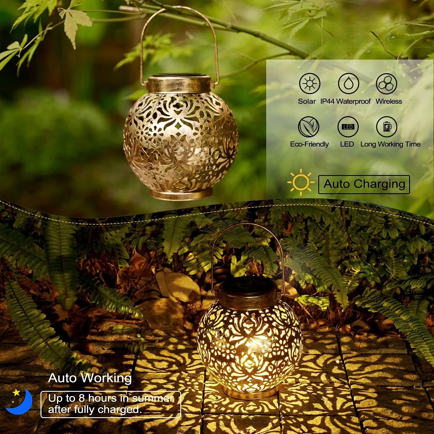 Lanternes solaires marocaines, - Solar Lantern Hanging avis et prix