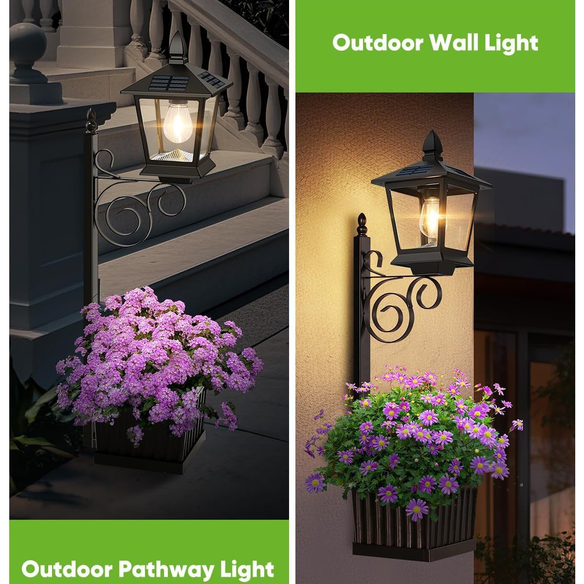 Lampe solaire 2 en 1 pour plan - Outdoor Lighting Decoration avis et prix