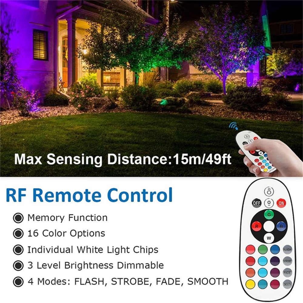Éclairage paysager RGBW 10W av - Outdoor Lighting And Landscape avis et prix