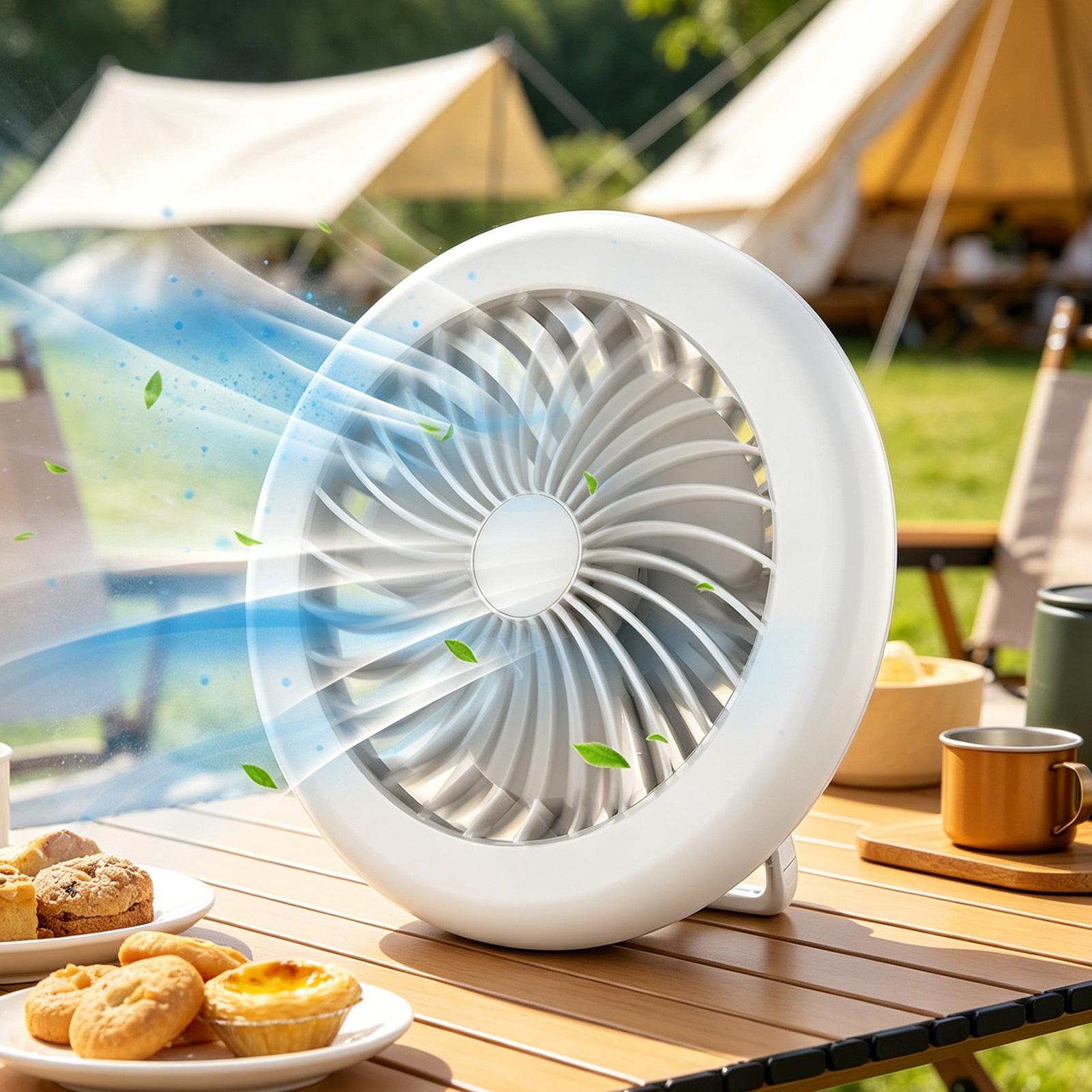 Ventilateur de camping LED rec - Outdoor Lighting Garage avis et prix