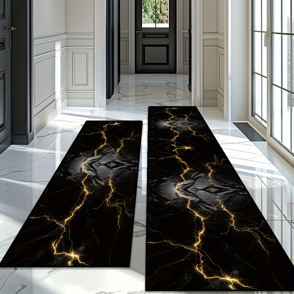 Tapis en bande de marbre noir  - Outdoor Lighting Garage avis et prix