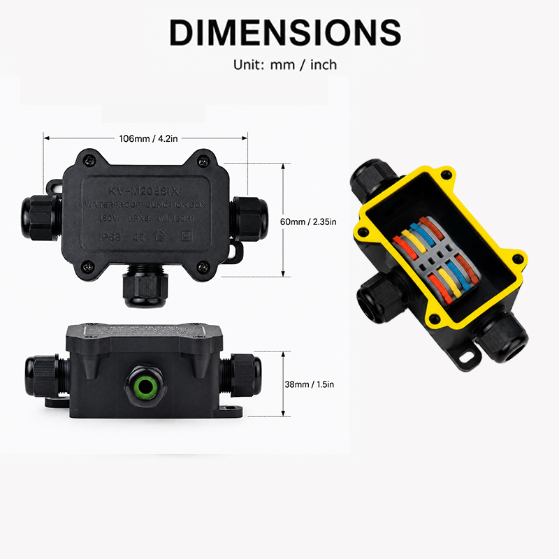 Boîtier de jonction étanche IP - Outdoor Lighting Connectors avis et prix