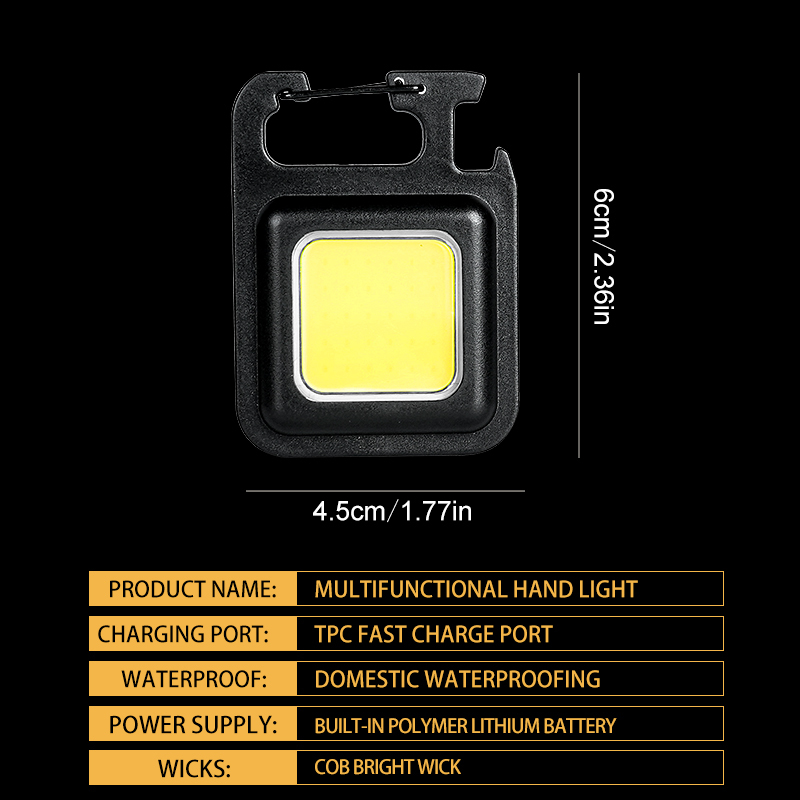 Lampe de poche MINI COB à clé, - Outdoor Lighting Bulbs avis et prix