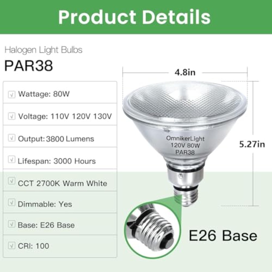 Ampoules PAR38, ampoule halogè - Outdoor Lighting Bulbs avis et prix